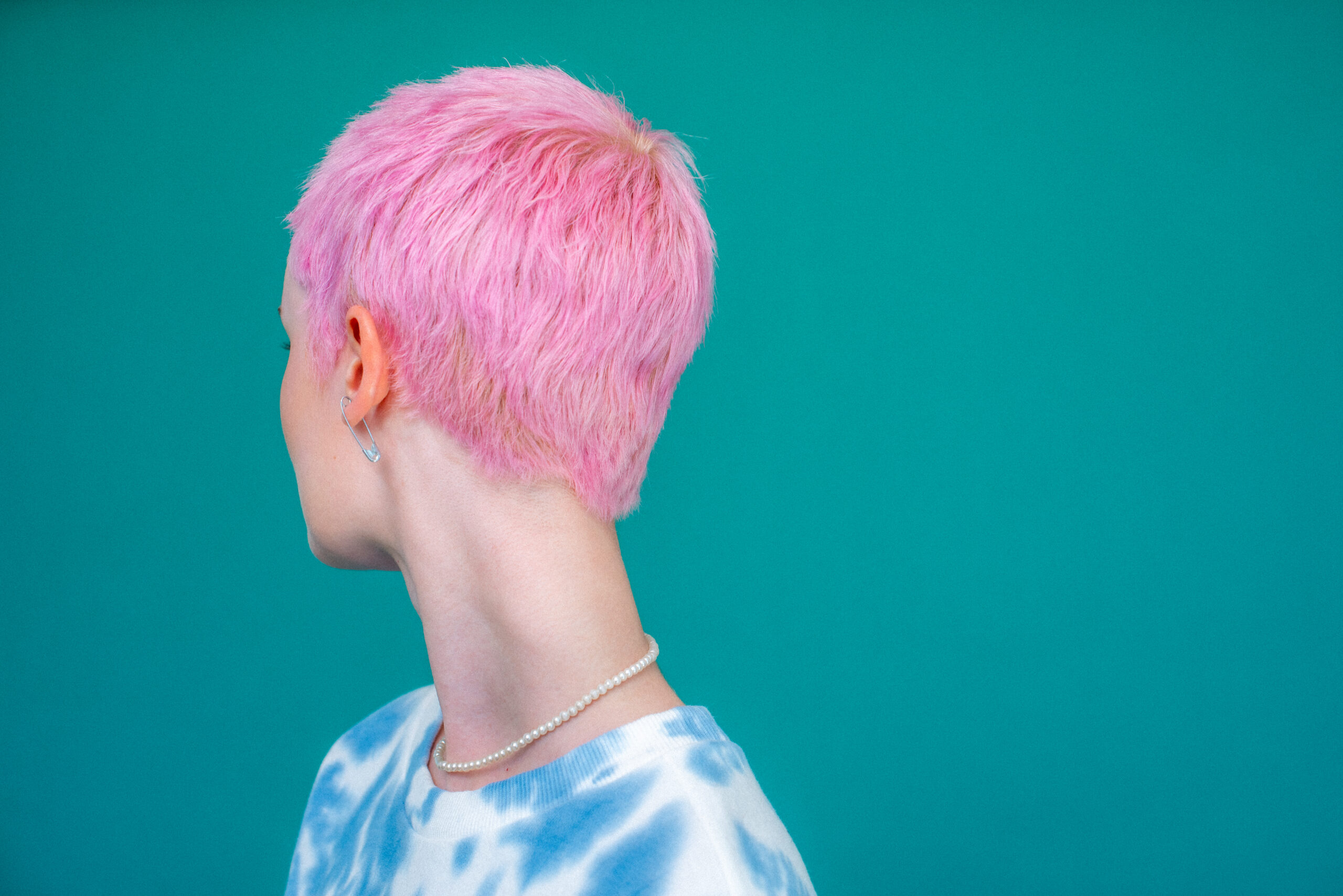 Pink Hair Model